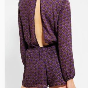 Lucca Couture / Medallón Print  Romper/Size S